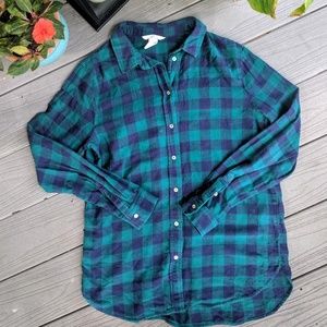 Checkered Flannel Button-up